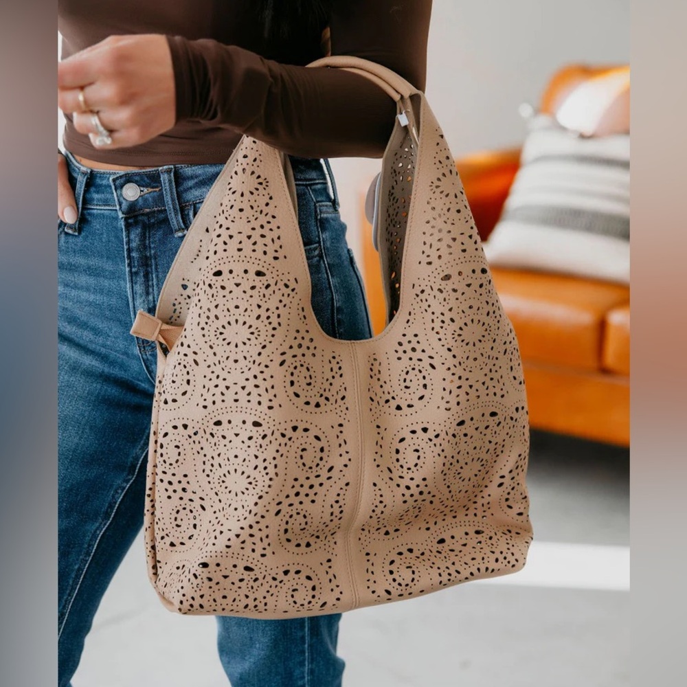 Melie Bianco Tan Hobo Bag Farrow